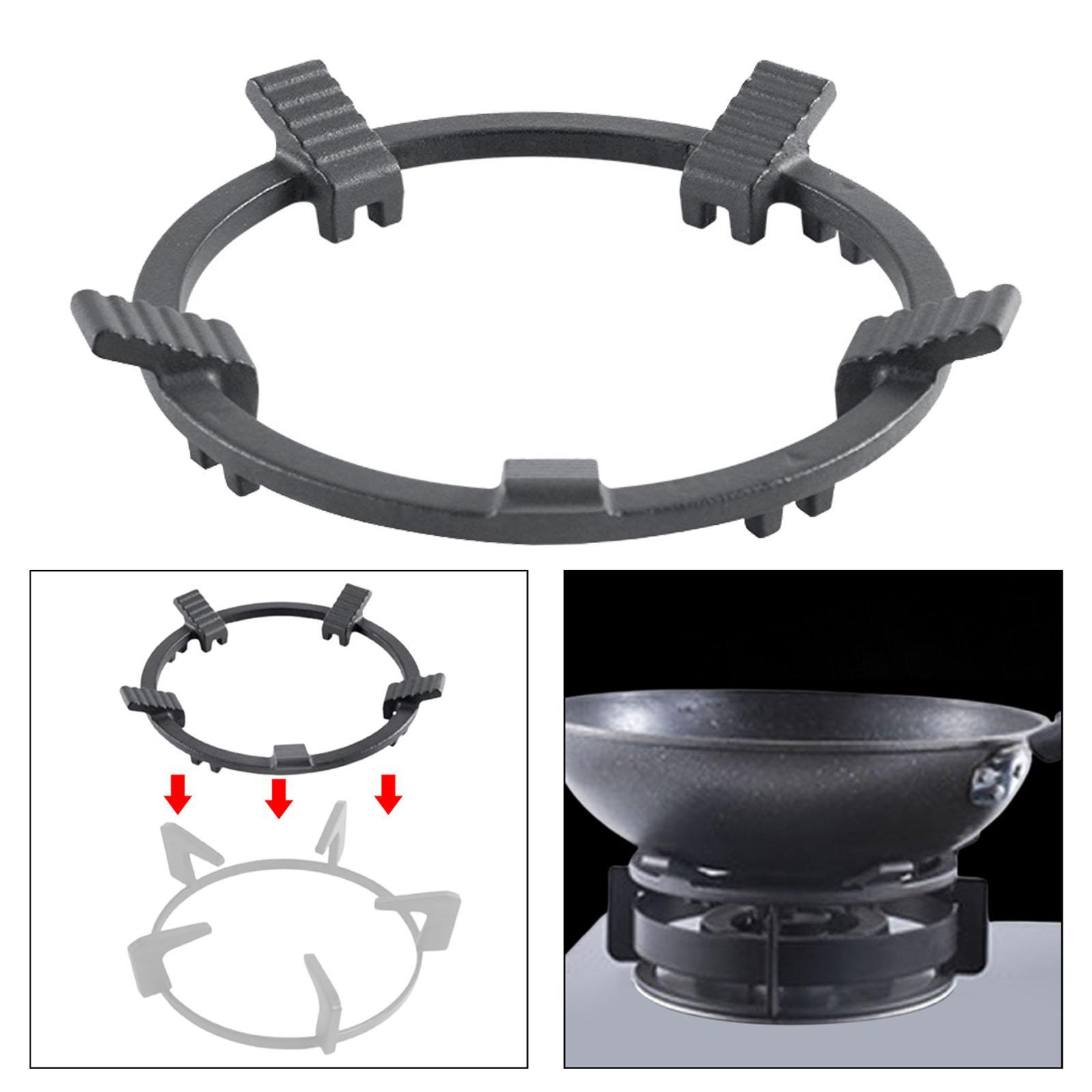Camping Cooking Ring - Cast Iron Wok Ring Milk Pot