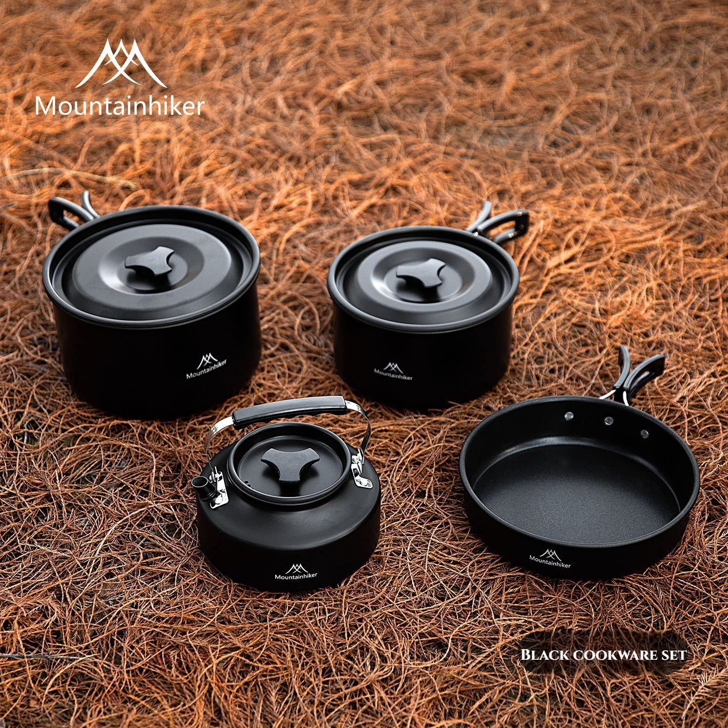 Quechua Camping Cooking Set - MOUNTAINHIKER Camping Cookware Kit Outdoor Frying