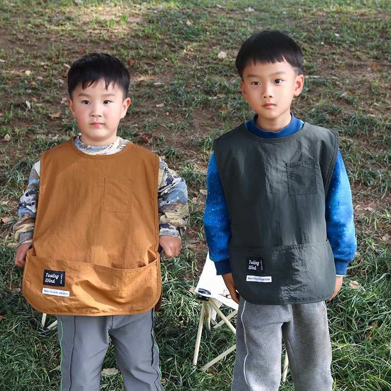 Oilproof Waterproof Kids Apron - Camping Cooking Kids recension och pris