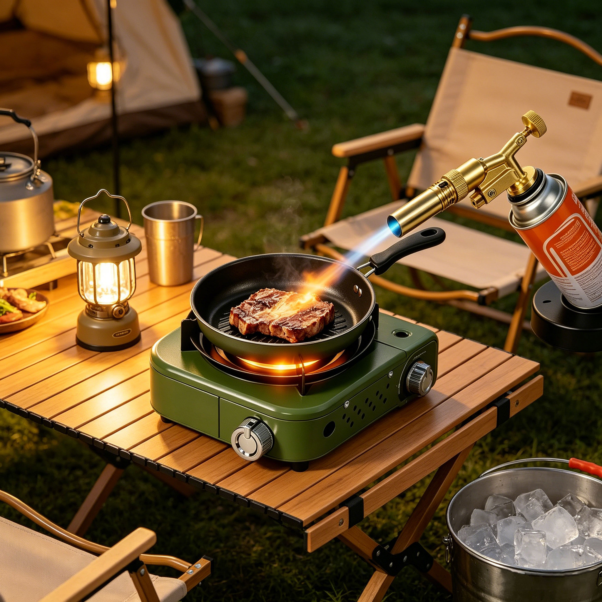 Beiyue 2026 Portable Gas Campi - Camping Cooking Torch recension och pris