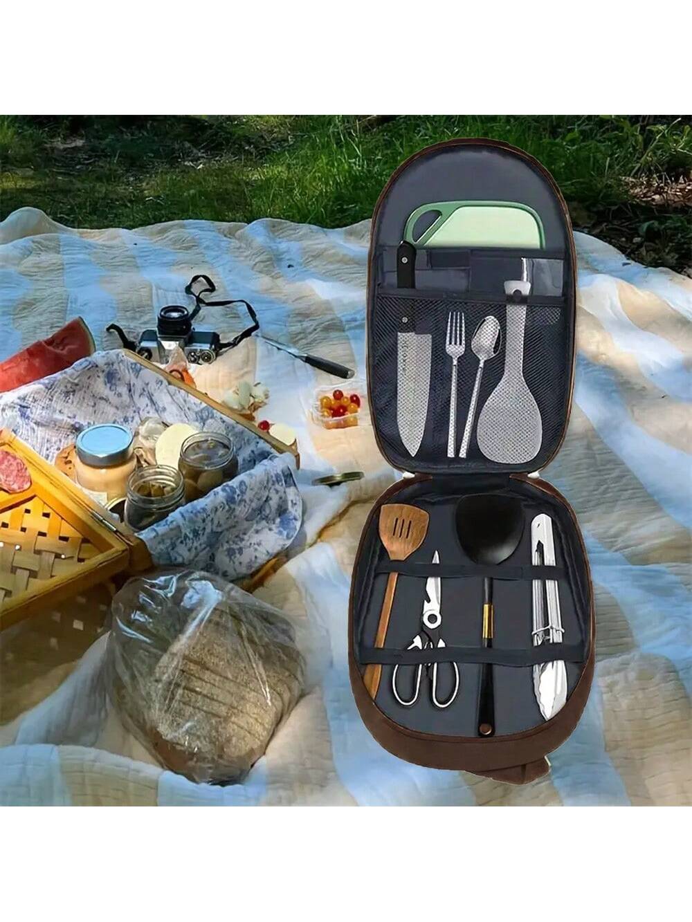 Outdoor Camping Cookware Stora - Camping Cooking Container recension och pris