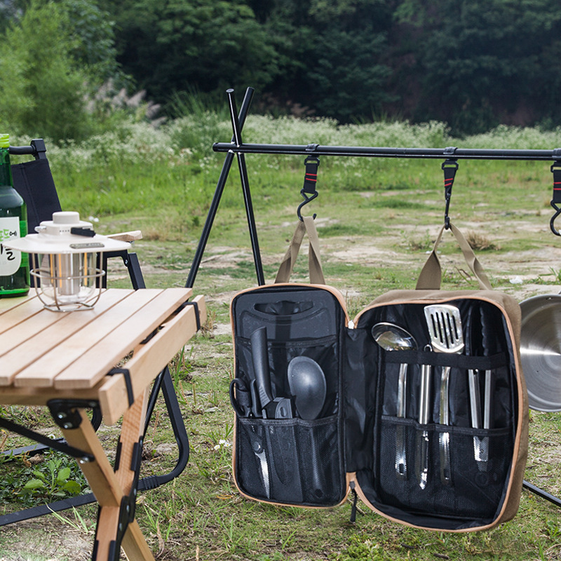 8pcs Camping Kitchen Cookware  - Camping Cooking Bundle recension och pris
