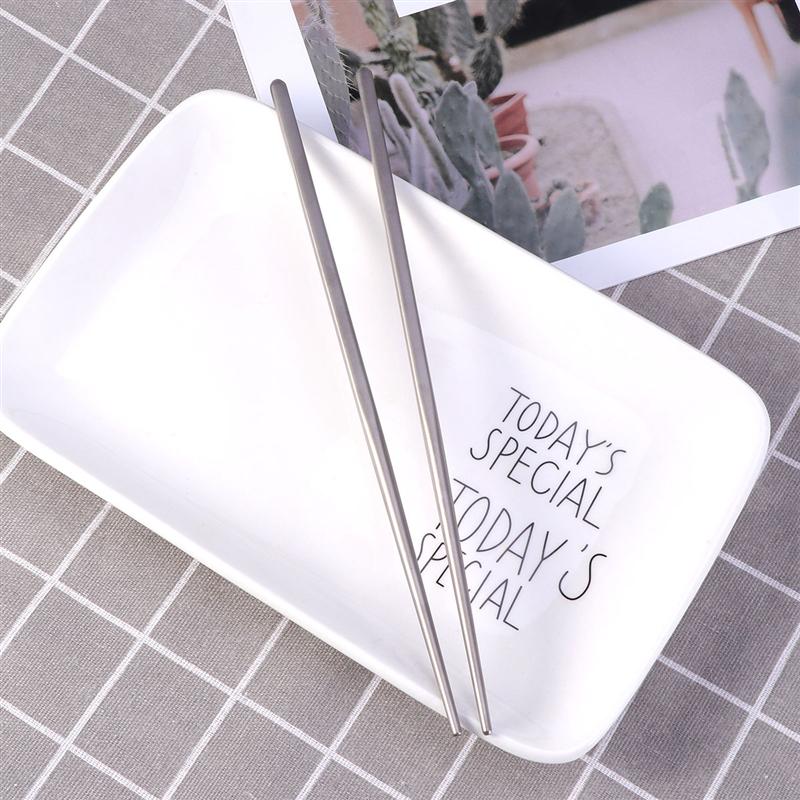 Chopsticks Metal Reusable Chop - Camping Cooking Kids recension och pris