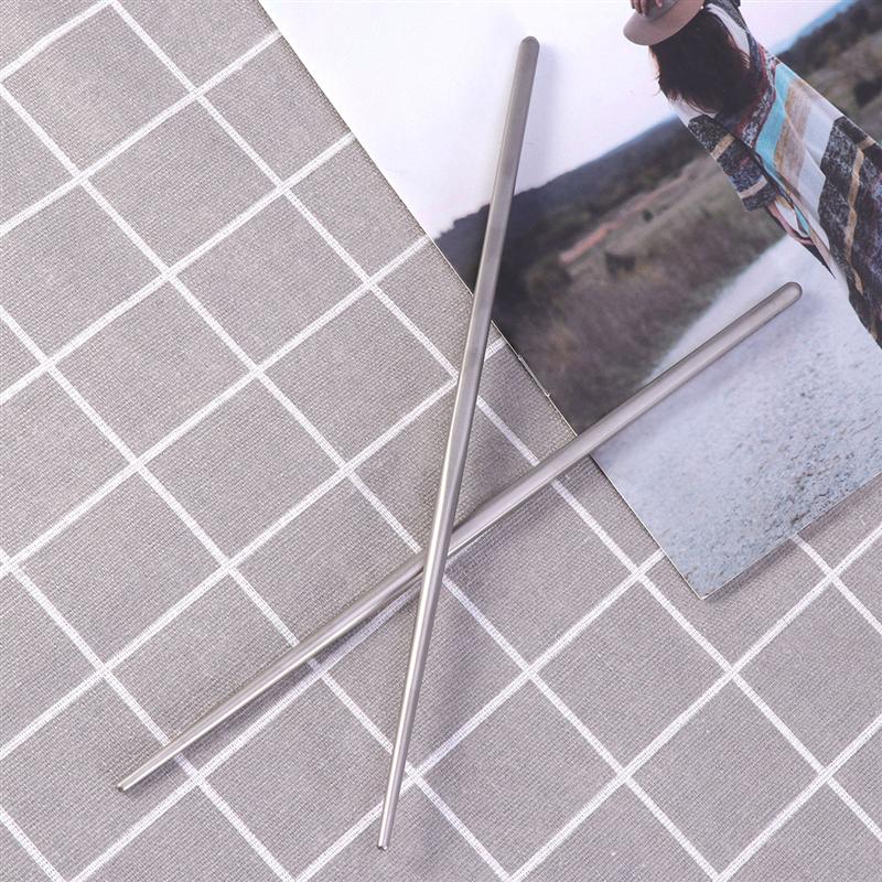 Chopsticks Metal Reusable Chop - Camping Cooking Kids recension och pris
