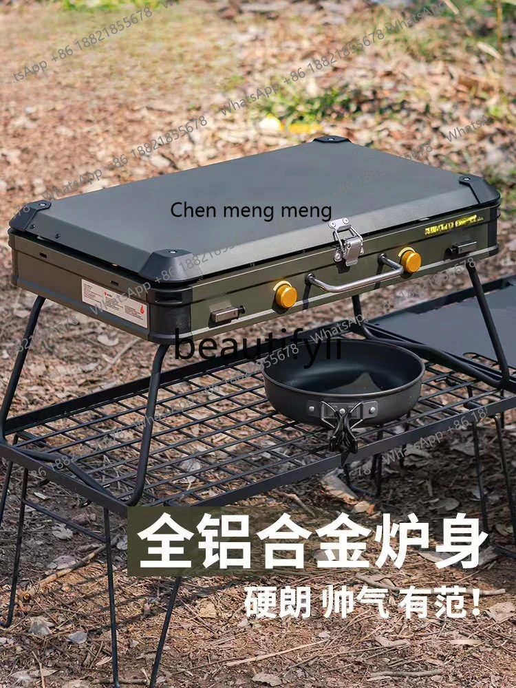 Z189 Double Head Gas Grill Coo - Camping Double Cooking Stove recension och pris