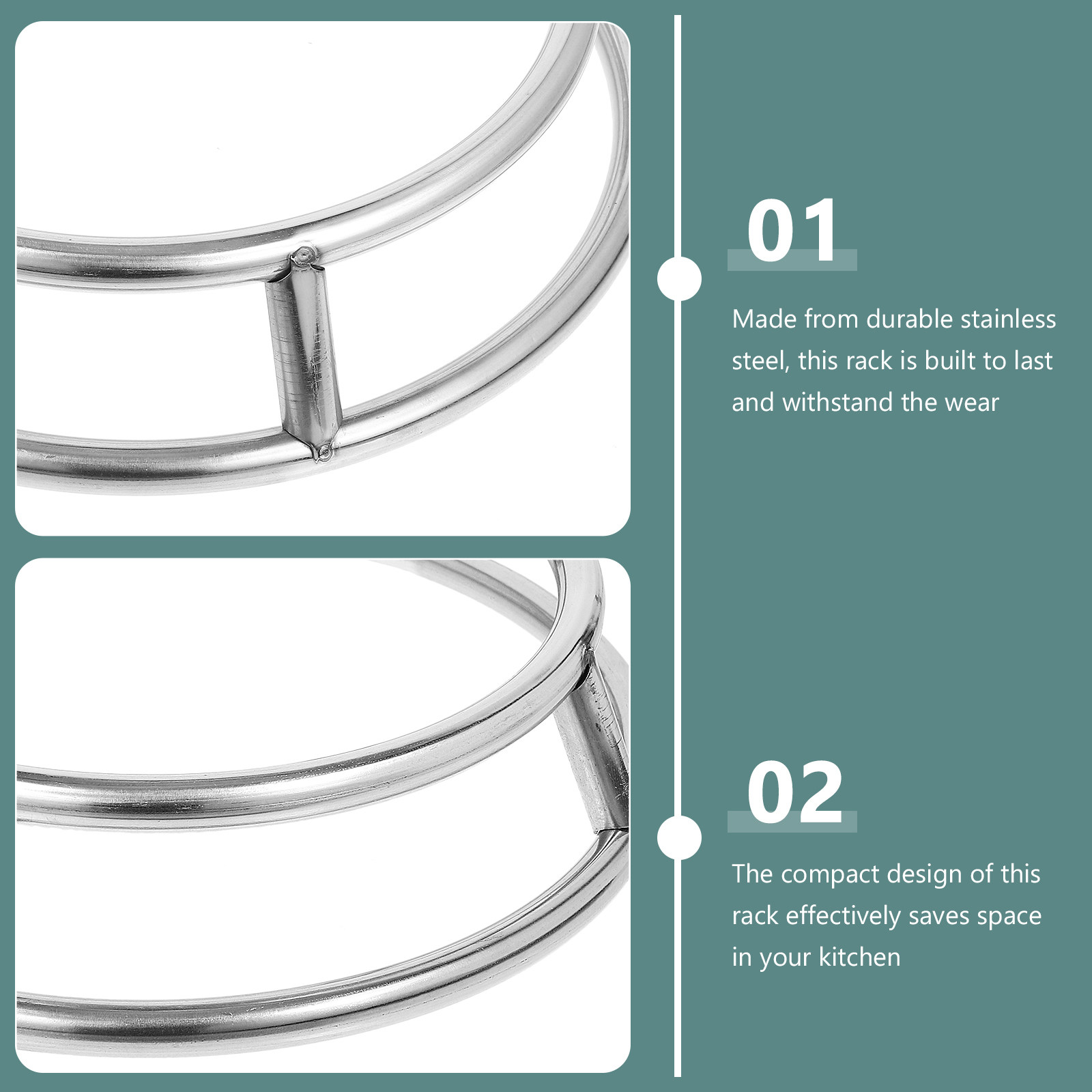 Heavy Duty Stainless Steel Pot - Camping Cooking Pot Tripod recension och pris