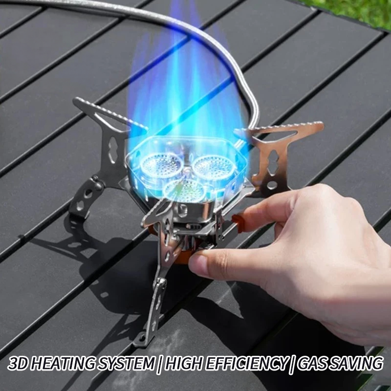 Three-Head Gas Stove Portable  - Quechua Camping Cooking Set recension och pris
