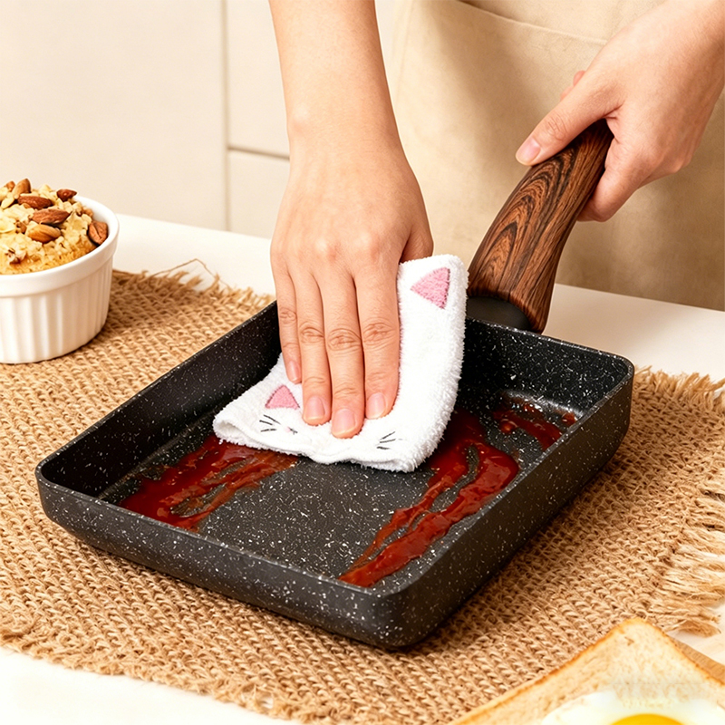 Japanese Omelette Pan Egg Roll - Japanese Camping Cooking recension och pris
