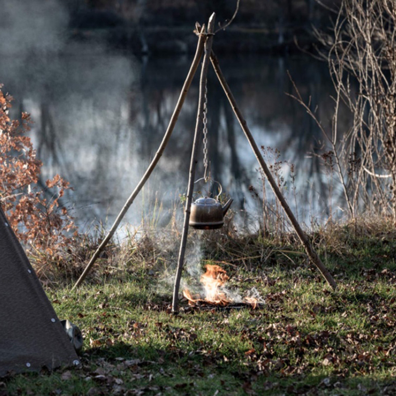Stainless Steel Camping Tripod - Camping Cooking Pot Tripod recension och pris