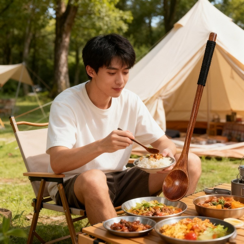 Japanese Wooden Spoon for Tea  - Japanese Camping Cooking recension och pris