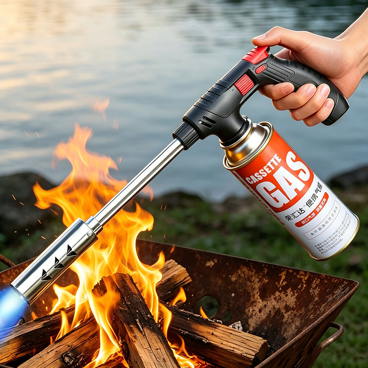 Extended Butane Torch Long Tub - Camping Cooking Torch recension och pris