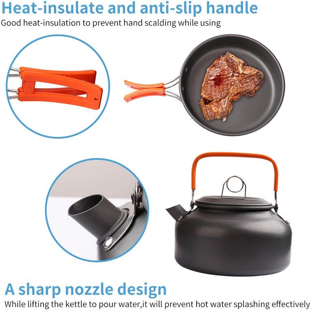 Outdoor camping cooking set, n - Quechua Camping Cooking Set recension och pris