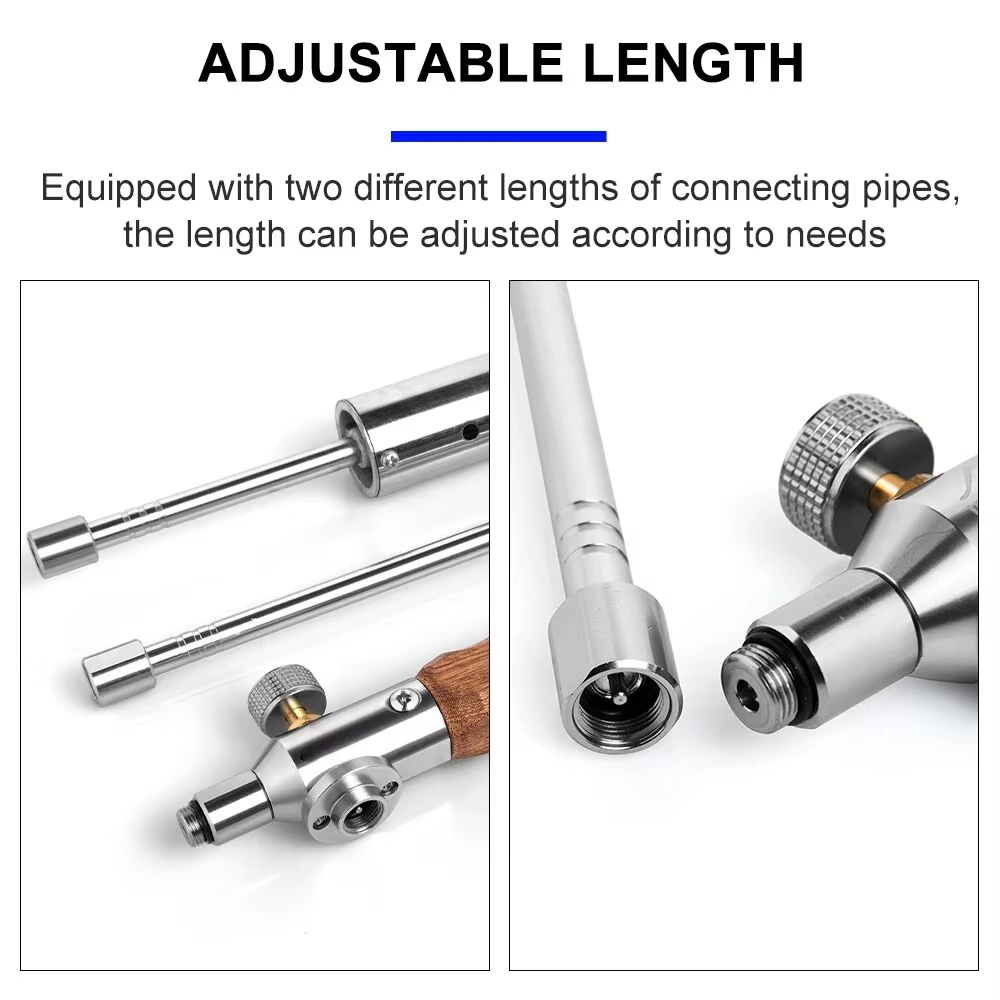 Detachable 3-Section Adjustabl - Camping Cooking Torch recension och pris