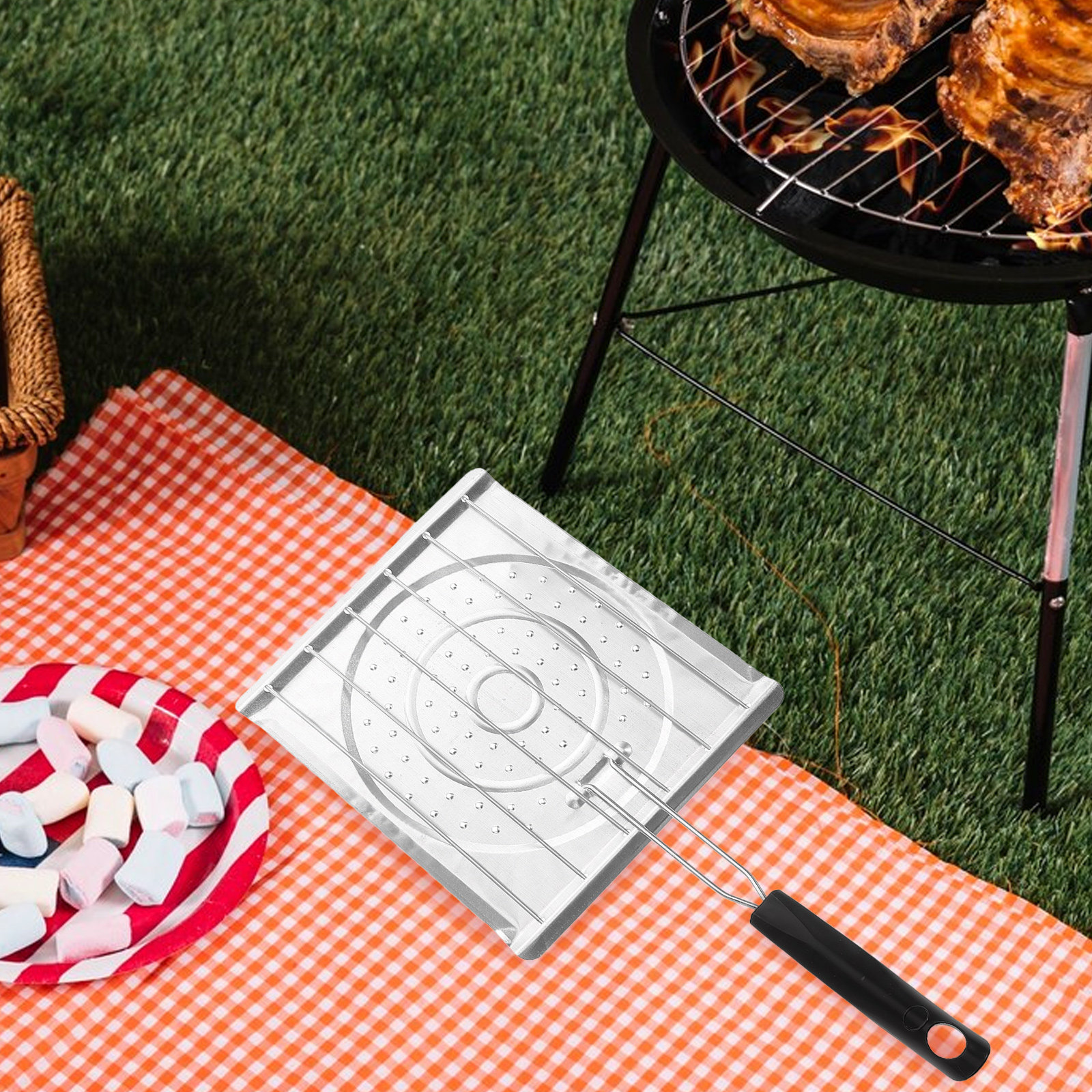 Noncoated Perforated Toaster G - Camping Cooking Grill recension och pris