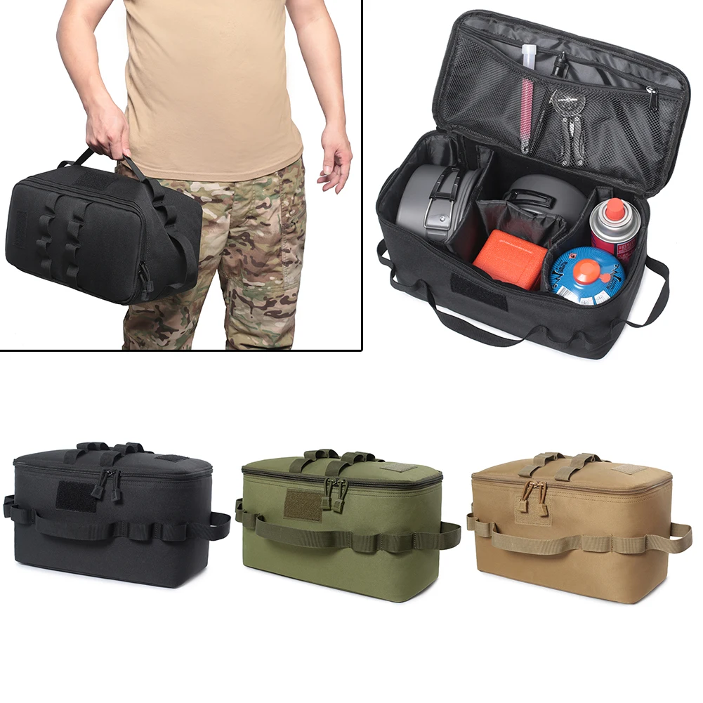 Tactical Pouch Camping Storage - Camping Cooking Gas recension och pris