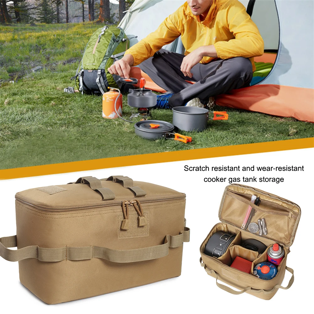 Tactical Pouch Camping Storage - Camping Cooking Gas recension och pris