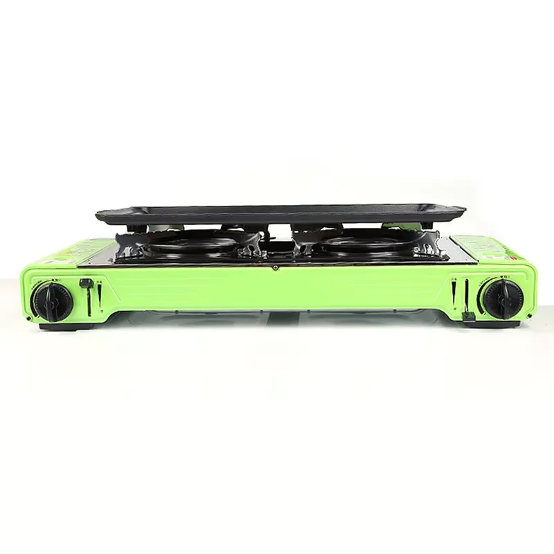 Outdoor Portable Camping Table - Camping Double Cooking Stove recension och pris