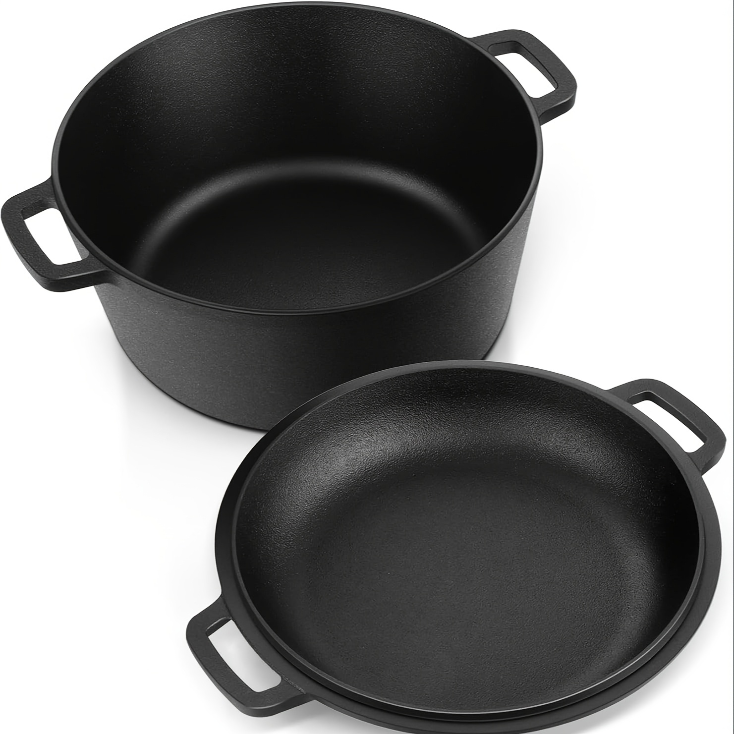 5 QT Cast Iron Dutch Oven Pot  - Camping Cooking Dutch Oven recension och pris