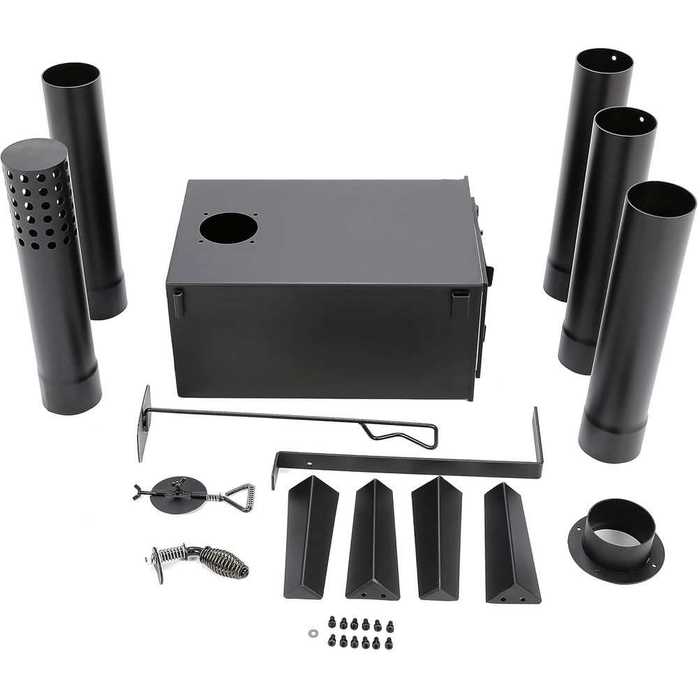 Portable Mini Wood Stove for C - Camping Double Cooking Stove recension och pris