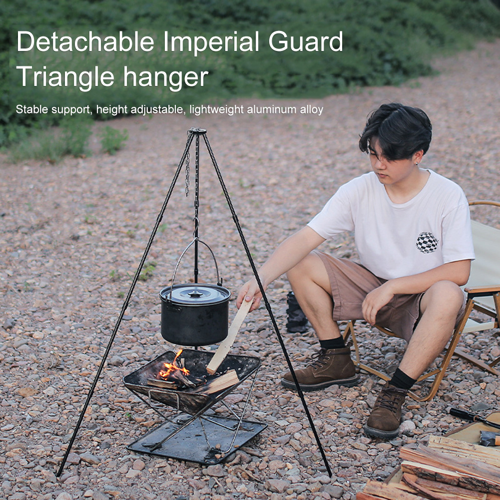 Camping Bonfire Tripod Aluminu - Camping Cooking Pot Tripod recension och pris