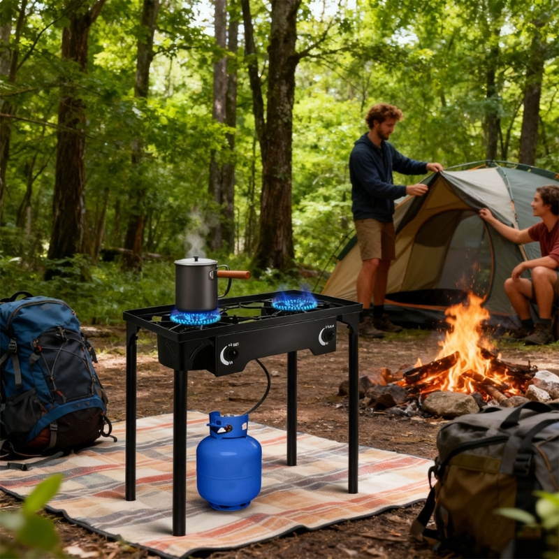 Power 150000 Double Stove For  - Camping Double Cooking Stove recension och pris