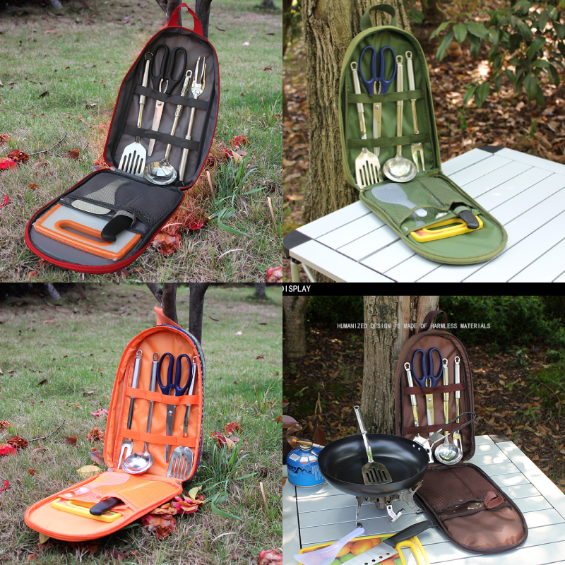 7pcs Camping Kitchen Utensil S - Camping Cooking Container recension och pris