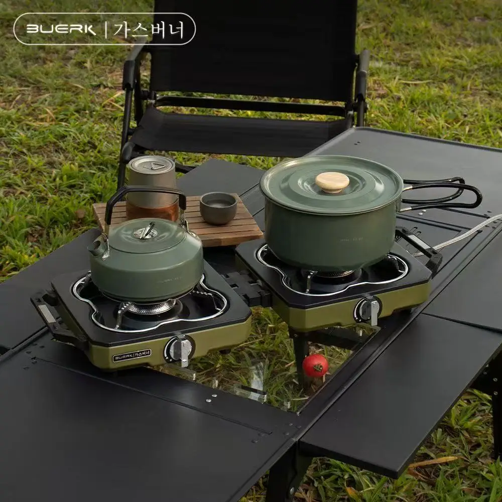 BUERK Camping Stove Double Bur - Camping Double Cooking Stove recension och pris