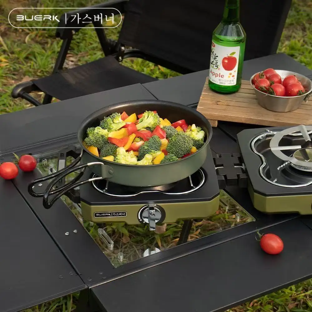 BUERK Camping Stove Double Bur - Camping Double Cooking Stove recension och pris