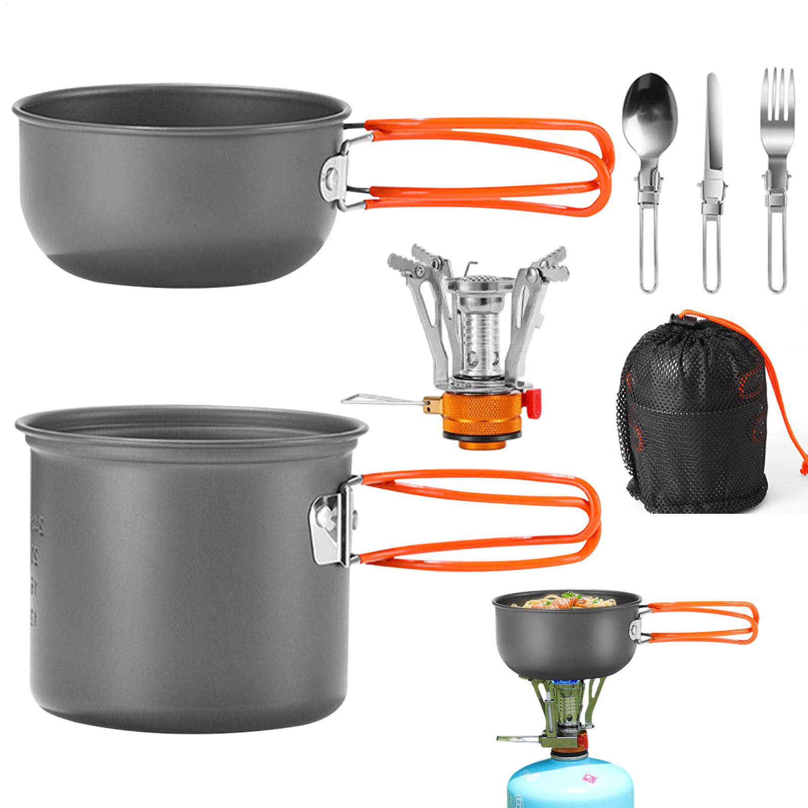Portable Camping Cookware Set  - Camping Cooking Gas recension och pris