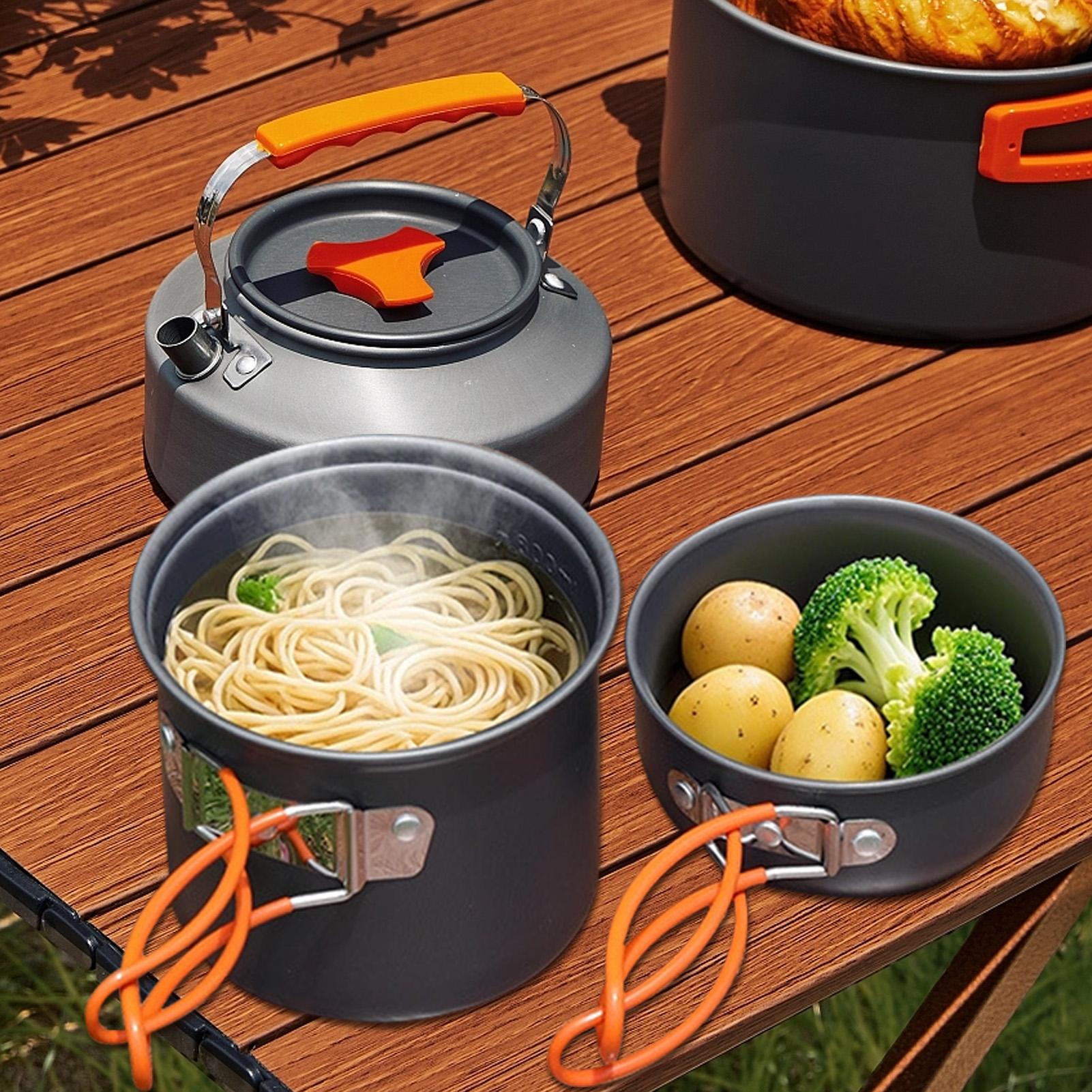 Portable Camping Cookware Set  - Camping Cooking Gas recension och pris