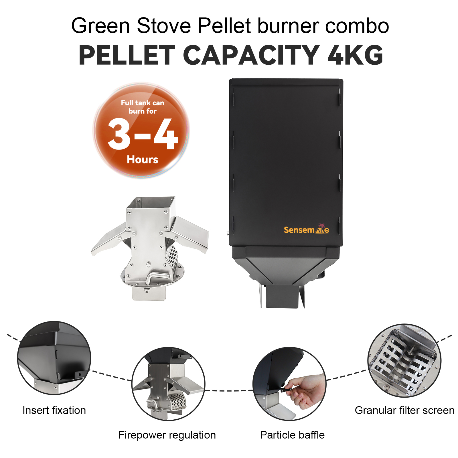 Portable Camping Wood Stove Fo - Camping Double Cooking Stove recension och pris