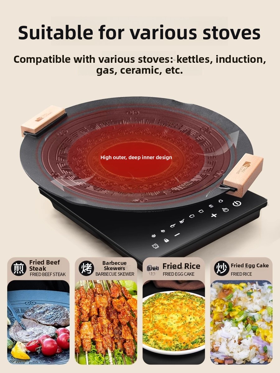 Portable Induction BBQ Grill S - Camping Cooking Grill recension och pris