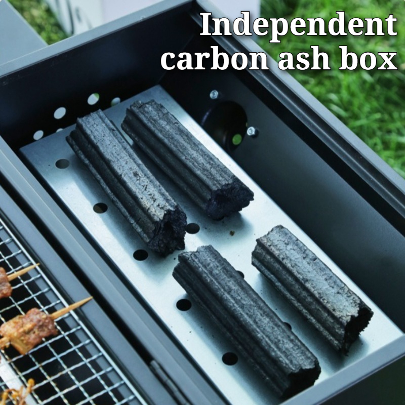 Carbon Steel Barbecue Grill Po - Camping Double Cooking Stove recension och pris