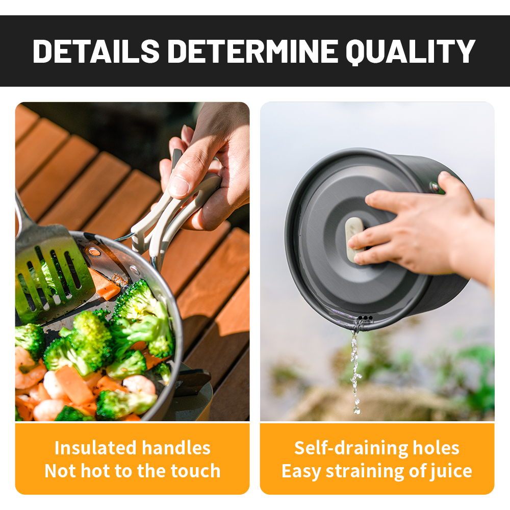 Naturehike Camping Cookware Ki - Quechua Camping Cooking Set recension och pris