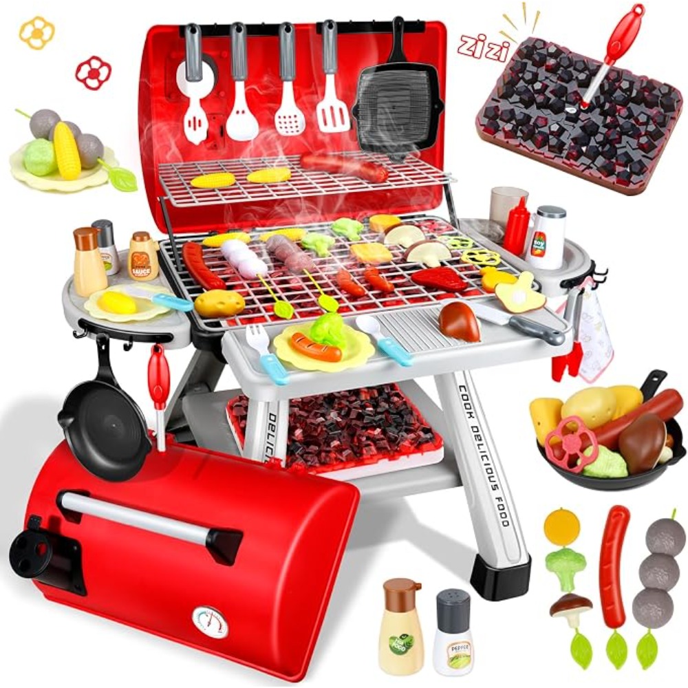 Barbecue Grill Toy Set Kids BB - Camping Cooking Kids recension och pris