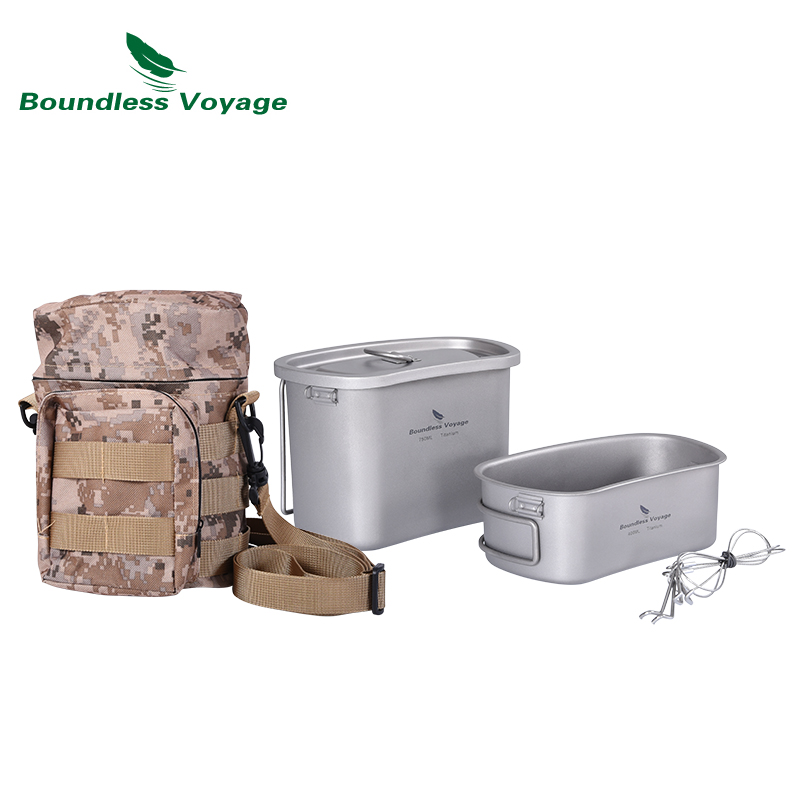 Boundless Voyage Titanium Pot  - Camping Cooking Bundle recension och pris