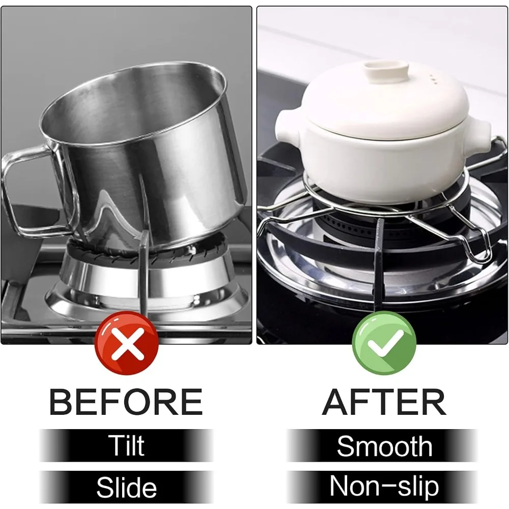 2/4pcs Gas Cooker Support Rack - Camping Cooking Ring recension och pris