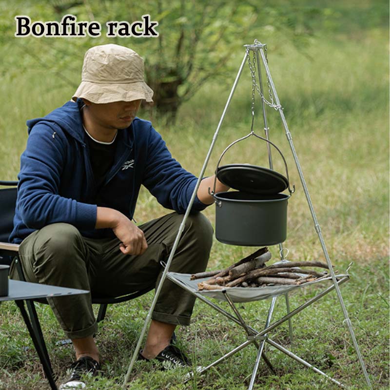Camping Bonfire Tripod Portabl - Camping Cooking Pot Tripod recension och pris