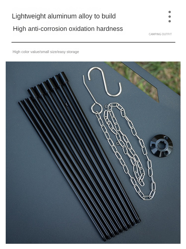 Camping Bonfire Tripod Portabl - Camping Cooking Pot Tripod recension och pris