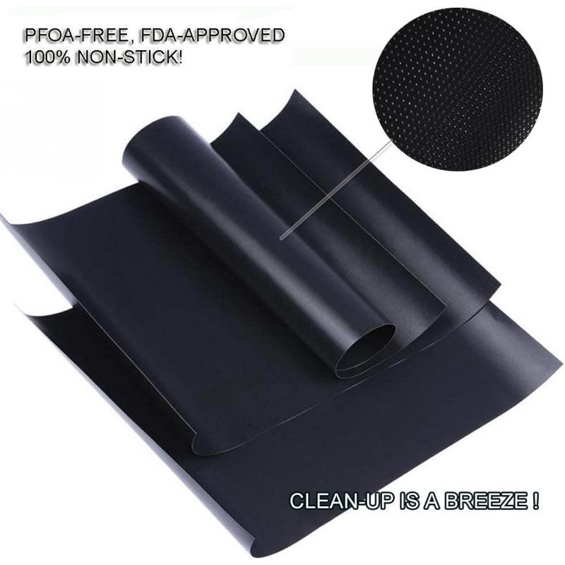 5pcs Non-Stick BBQ Grill Mat S - Camping Cooking Grill recension och pris