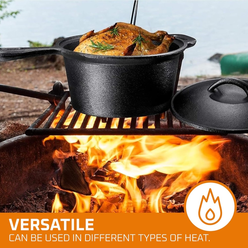 Camping Cook Set of 7 Pre-Seas - Camping Cooking Dutch Oven recension och pris