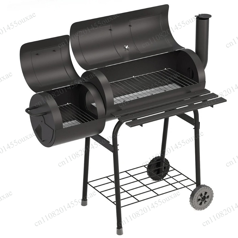 Double Sided Large Charcoal BB - Camping Double Cooking Stove recension och pris