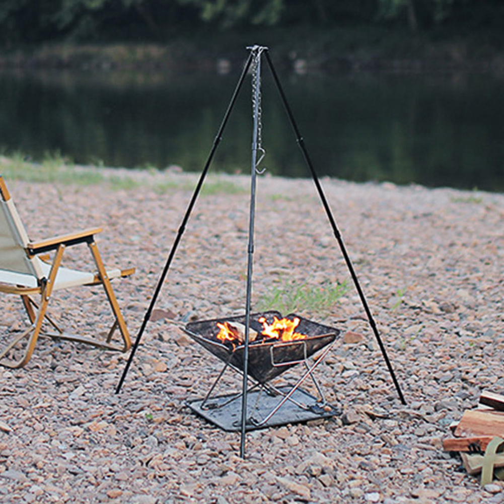 Camping Bonfire Tripod Aluminu - Camping Cooking Pot Tripod recension och pris