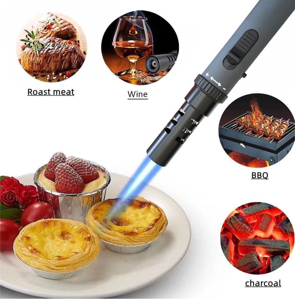 Adjustable Butane Torch Lighte - Camping Cooking Gas recension och pris