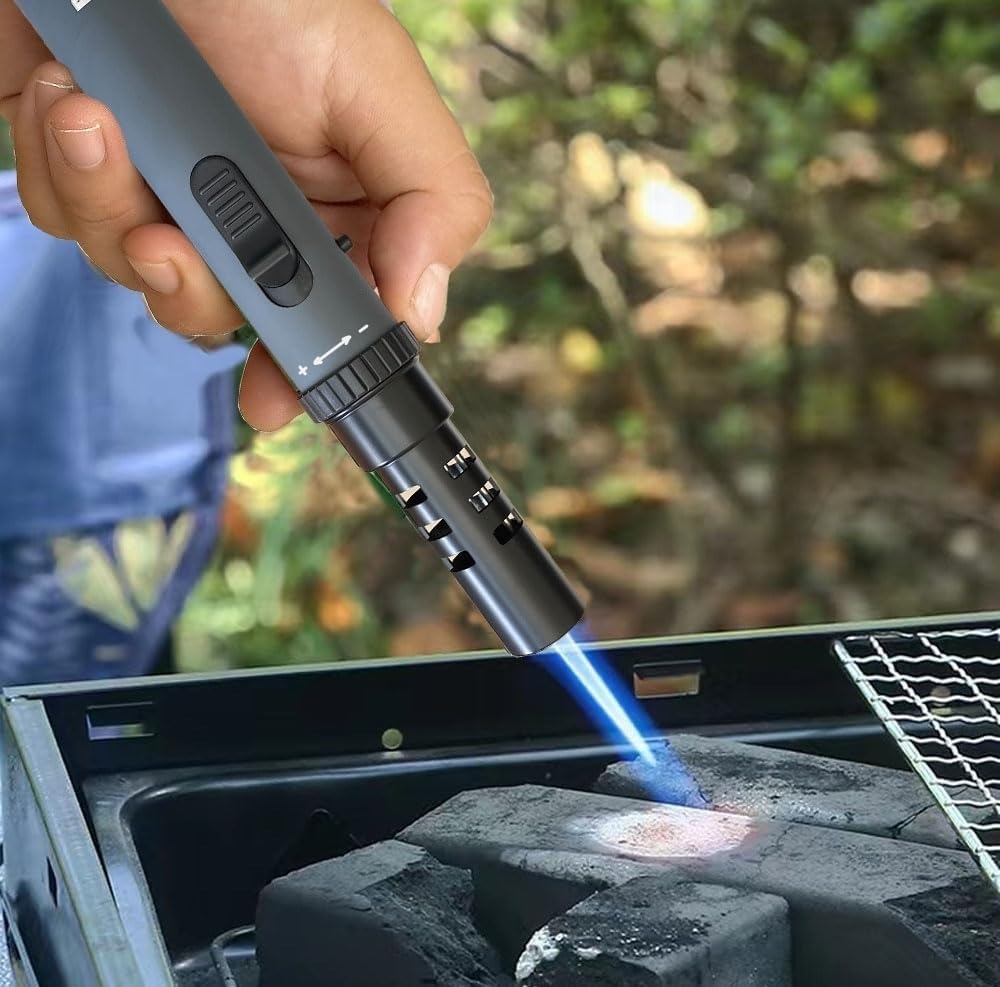 Adjustable Butane Torch Lighte - Camping Cooking Gas recension och pris