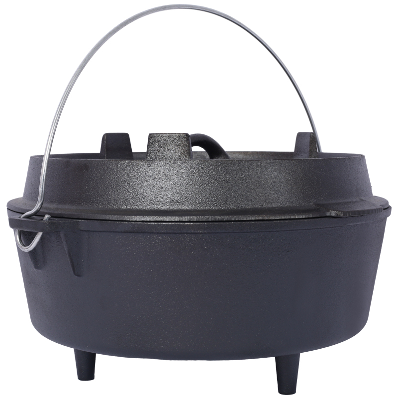 Pre-Seasoned Cast Iron Dutch O - Camping Cooking Dutch Oven recension och pris