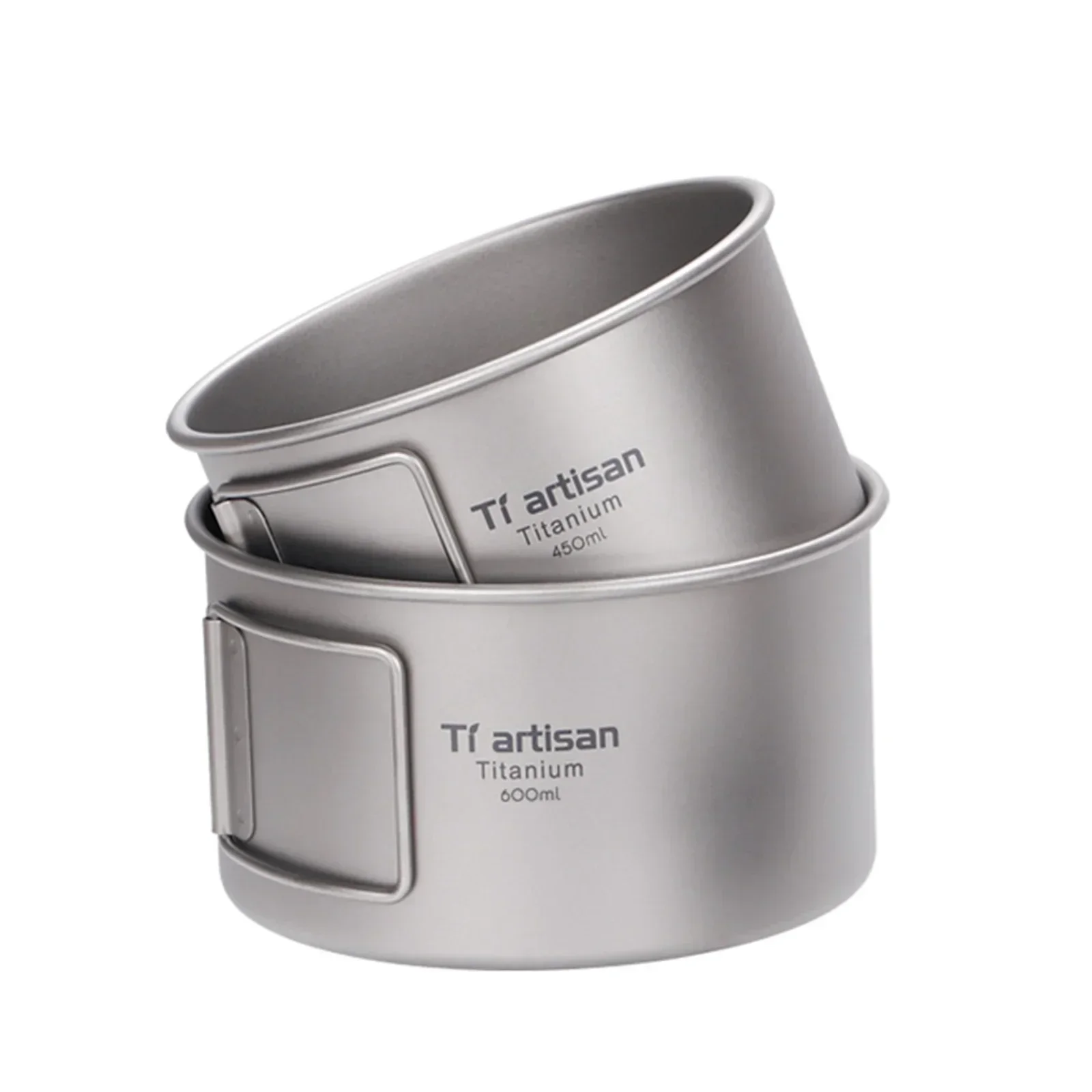 Titanium Bowl With Folding Han - Camping Cooking Container recension och pris