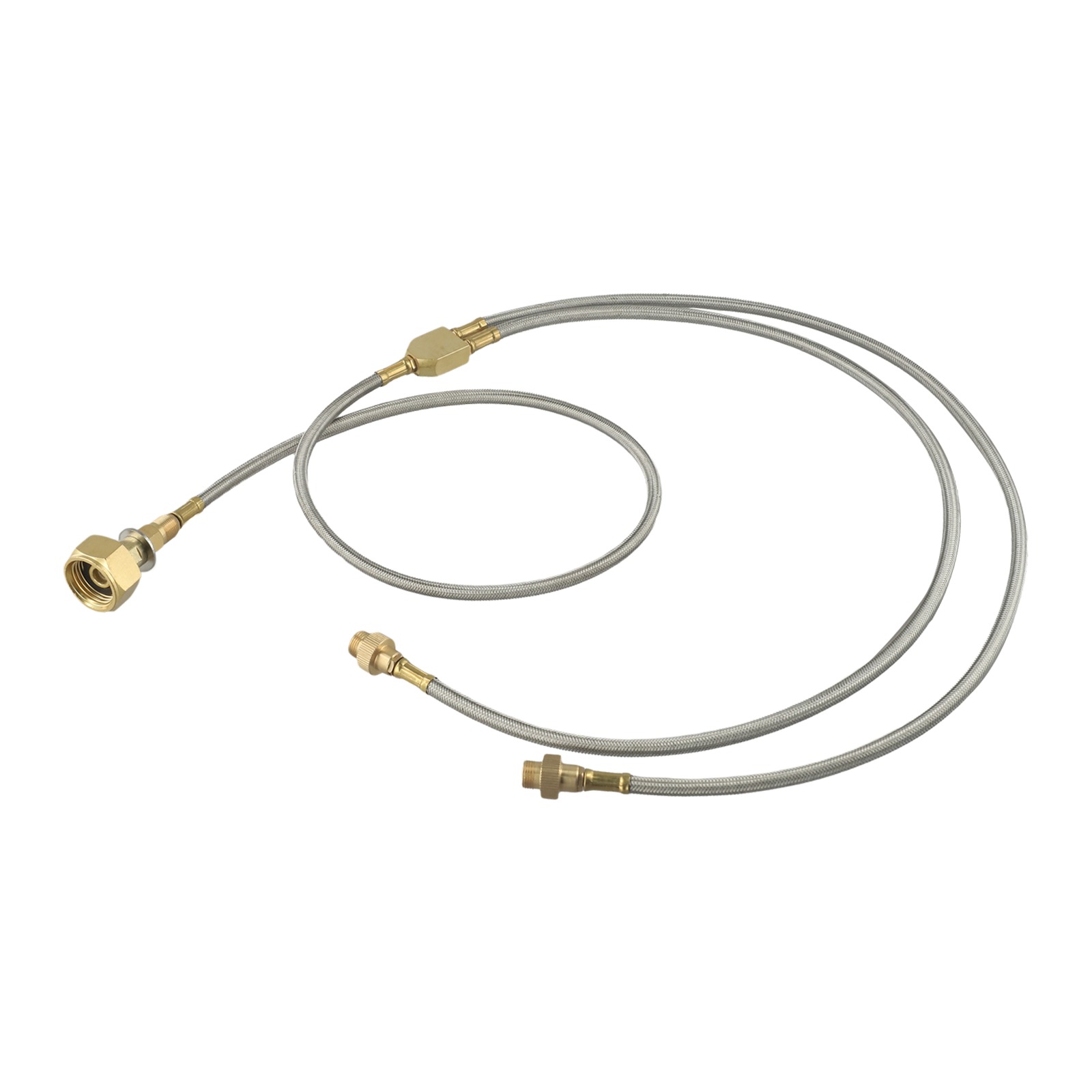 Double-Headed Brass Gas Line f - Camping Double Cooking Stove recension och pris