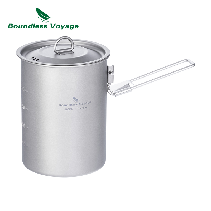 Boundless Voyage 900ml Titaniu - Camping Cooking Pot With Lid recension och pris
