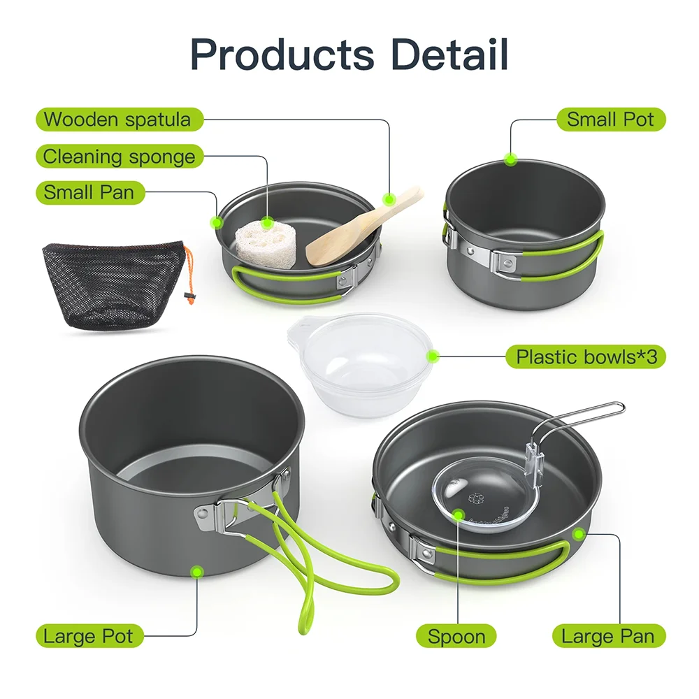 Outdoor Cooking Camping utensi - Camping Cooking Materials recension och pris